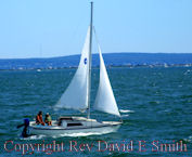 Sailboat in Cape Cod Bay