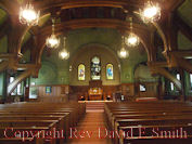 Interior Pilgrim Church, Plymouth