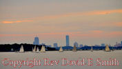 Sailboats at Sunset