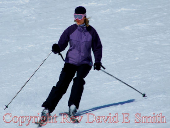 Graceful Skier