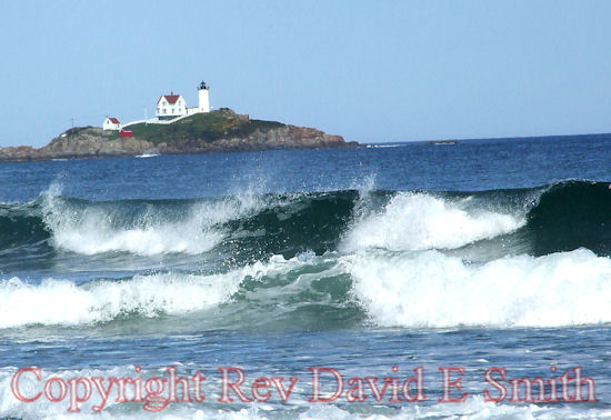 Nuble Light Viewed from York Beach