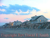 Houses on Portsmouth Beach